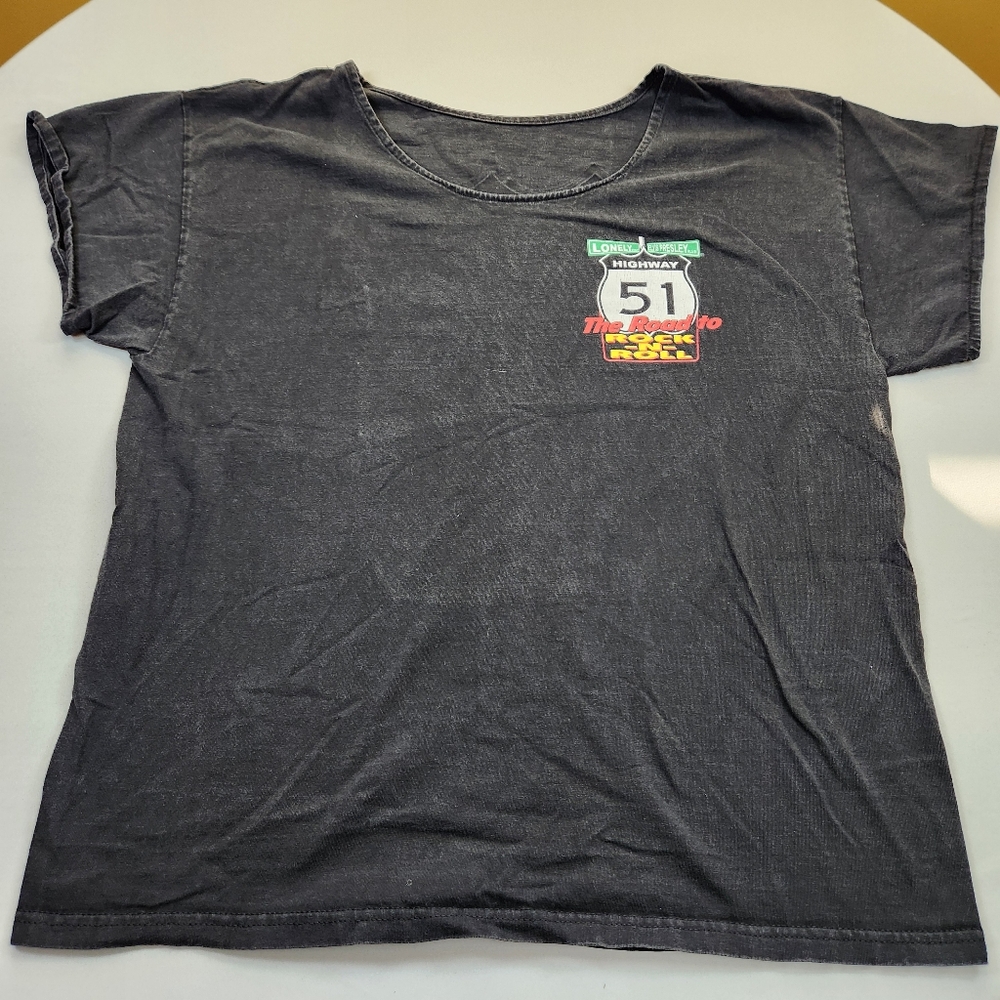 Elvis Presley T Shirt Vintage Single Stitch Modified Scoop Neck